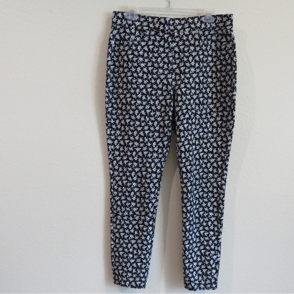 MICHAEL Michael Kors Women's Floral-Print Leggings SZ Large
